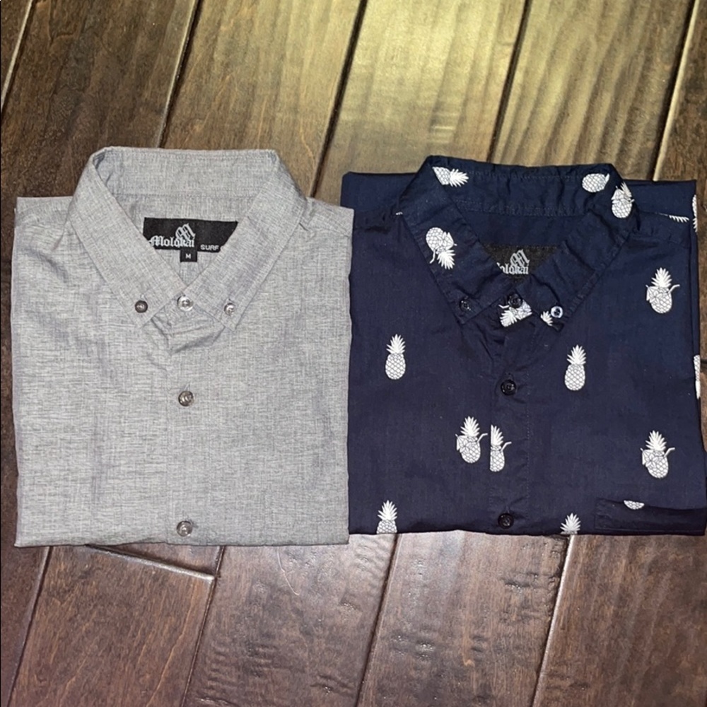 Bundle: Molokai Surf Co. Collared Shirts